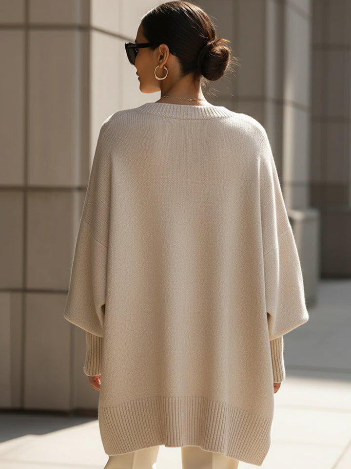 Mandy | Chic Oversized Poncho for Effortless Elegance