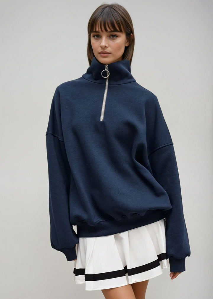 ERICA™ Zip-Up Knit relaxed casual