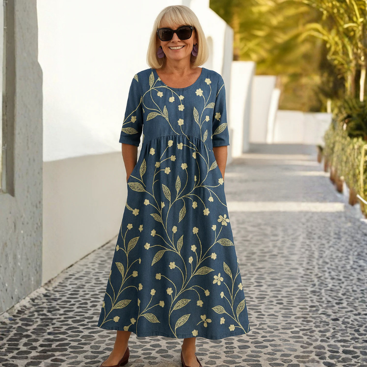 Eliza™ Relaxed Midi Dress