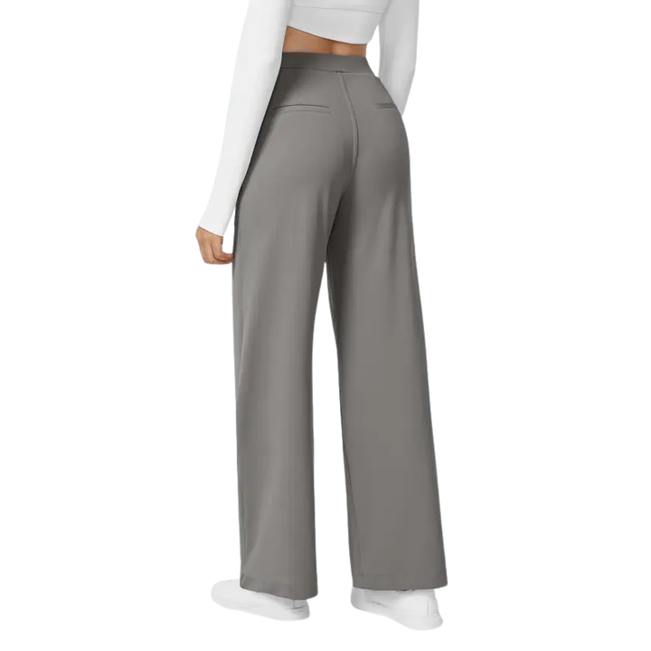 ELARA™ Classic Straight Leg Smart Work Pants