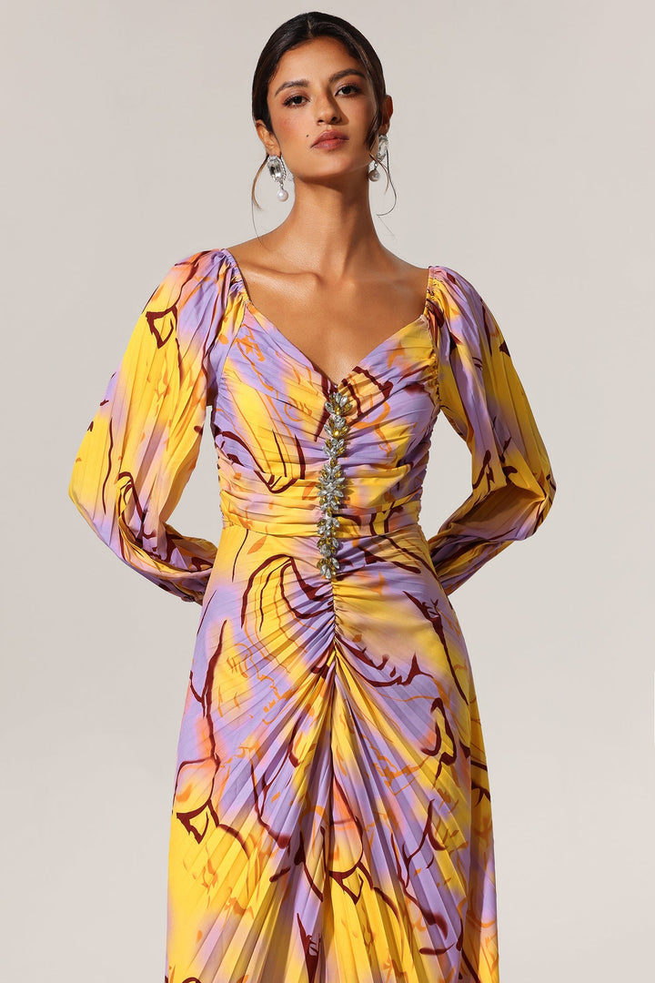 Carly | Chic V-Neck Elegance Dress