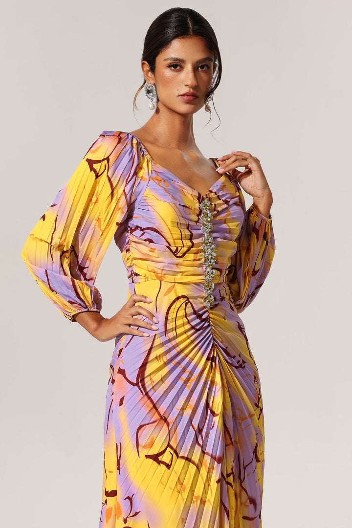 Carly | Chic V-Neck Elegance Dress