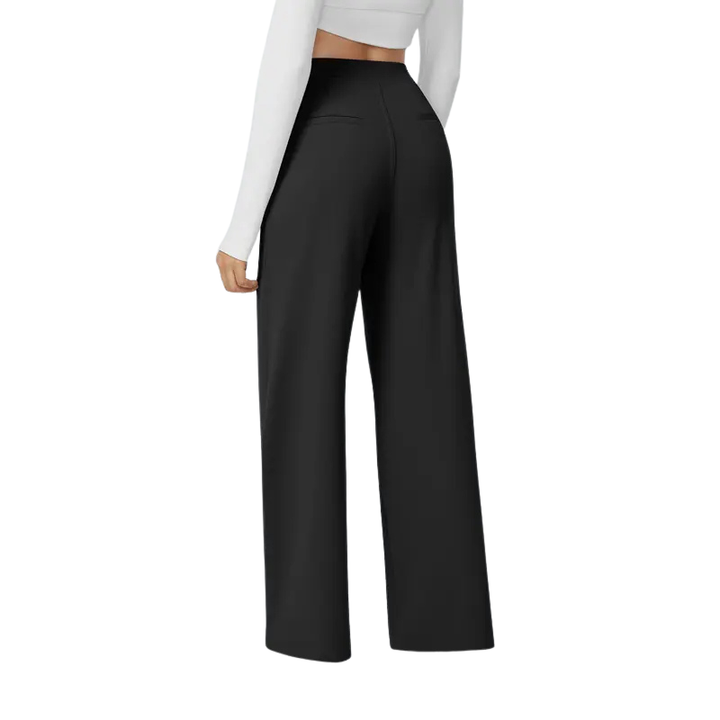 ELARA™ Classic Straight Leg Smart Work Pants