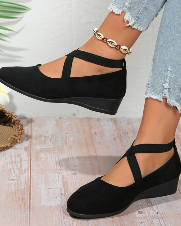 CLARA™ Shoes cross strap comfort
