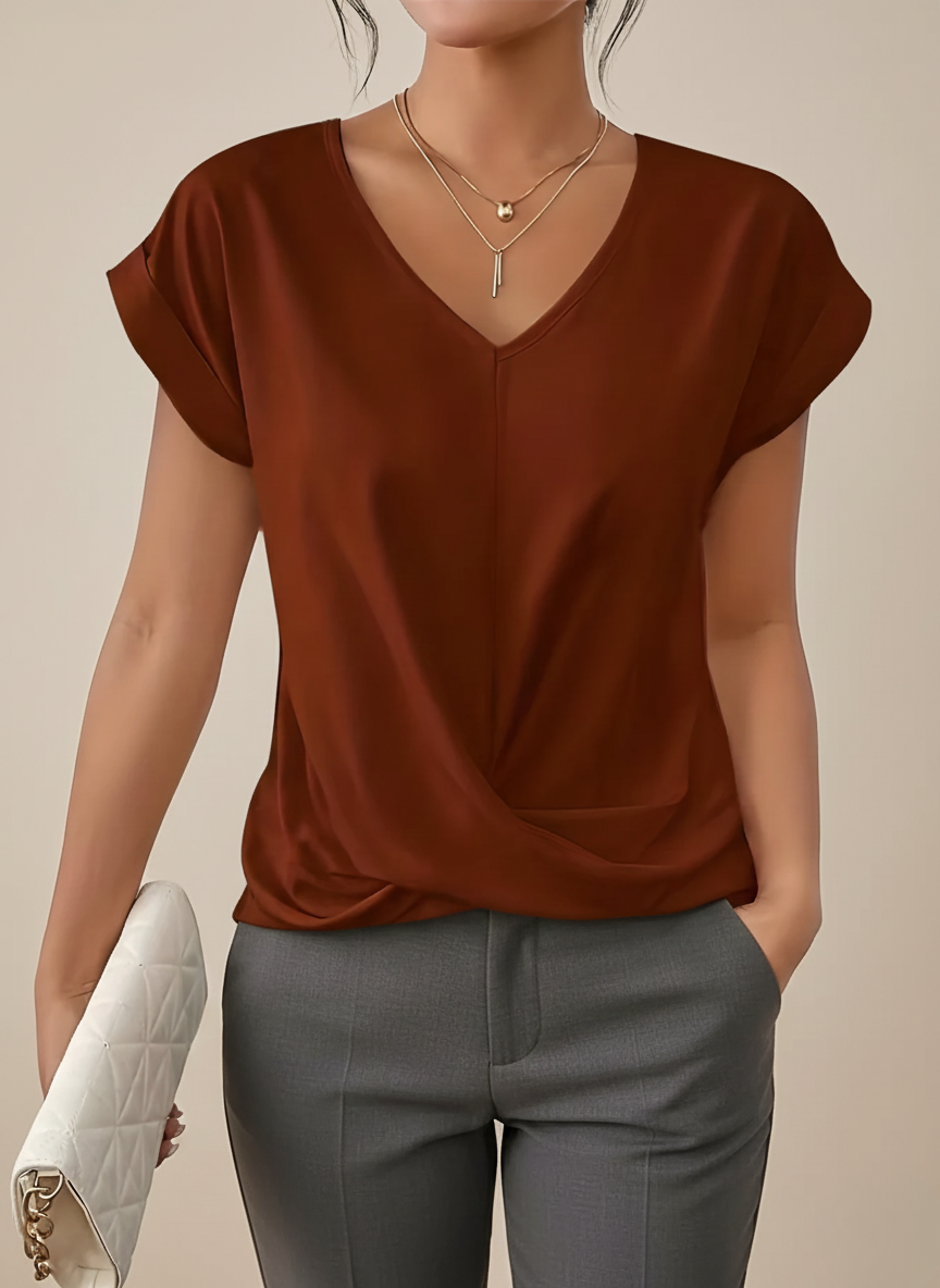 The Soft Drape Tee – Effortless Elegance in Every Stitch
