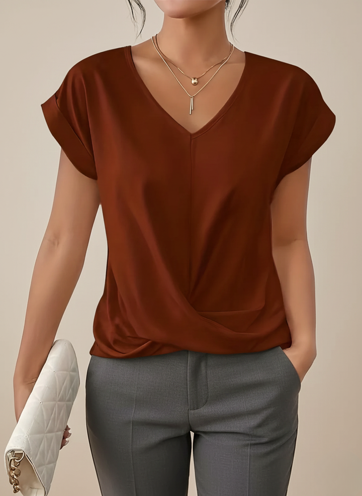 The Soft Drape Tee – Effortless Elegance in Every Stitch