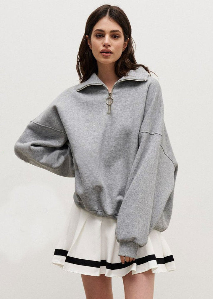 ERICA™ Zip-Up Knit relaxed casual