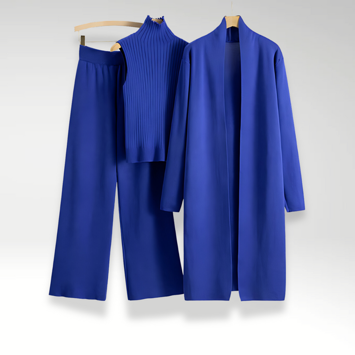 Melissa | Luxe Knit Set: Complete Three-Piece Ensemble
