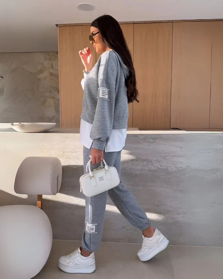 BELANI - Casual Hoodie and Sweatpants Set
