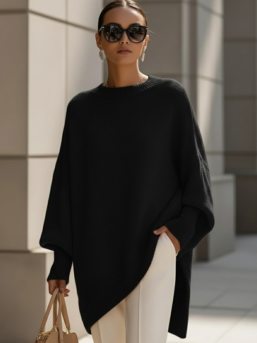 Mandy | Chic Oversized Poncho for Effortless Elegance