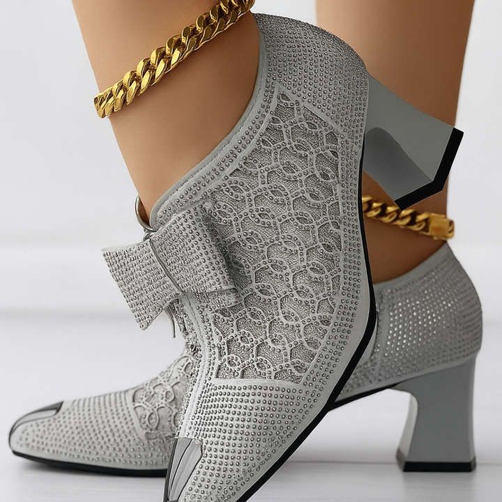 Vivienne Bow-Embellished Heels
