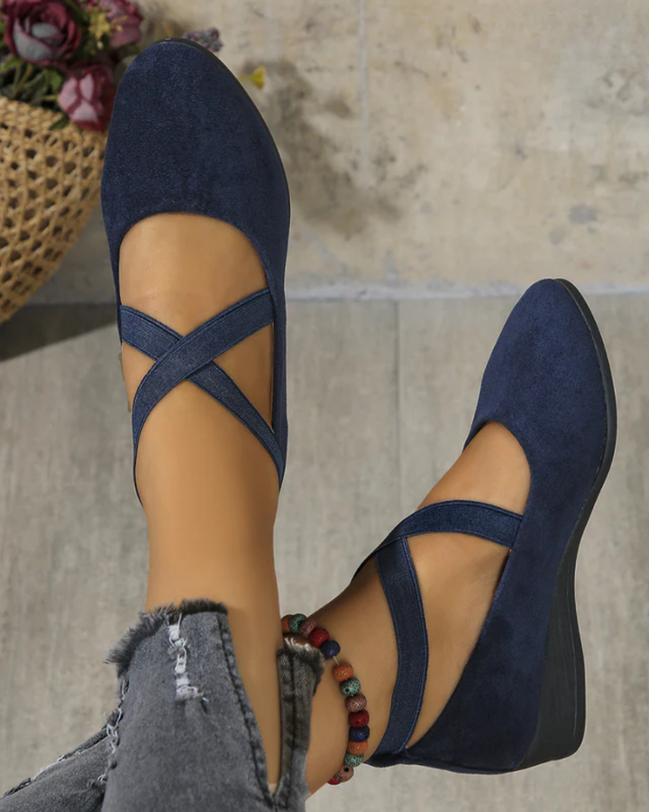 CLARA™ Shoes cross strap comfort