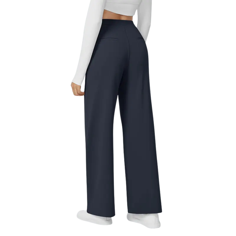 ELARA™ Classic Straight Leg Smart Work Pants