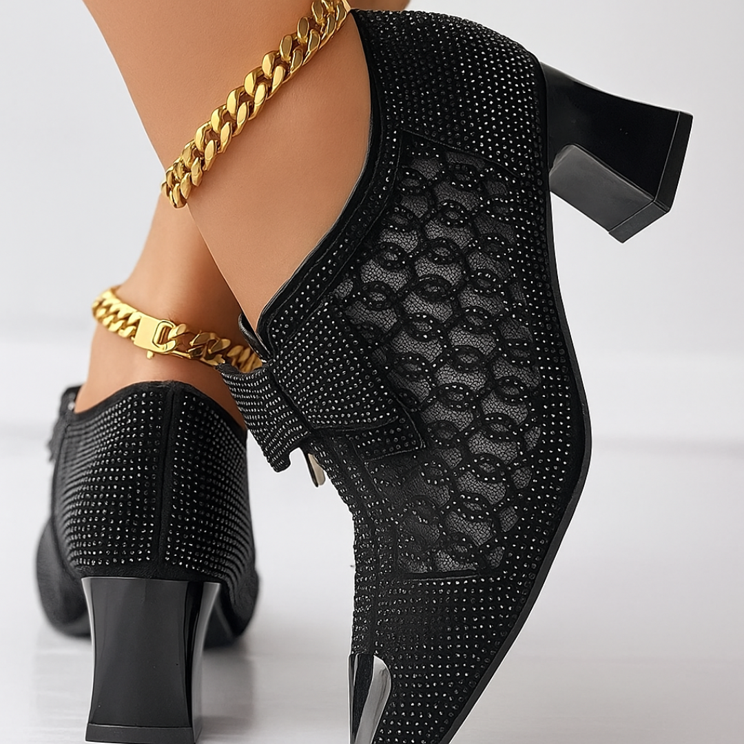 Vivienne Bow-Embellished Heels