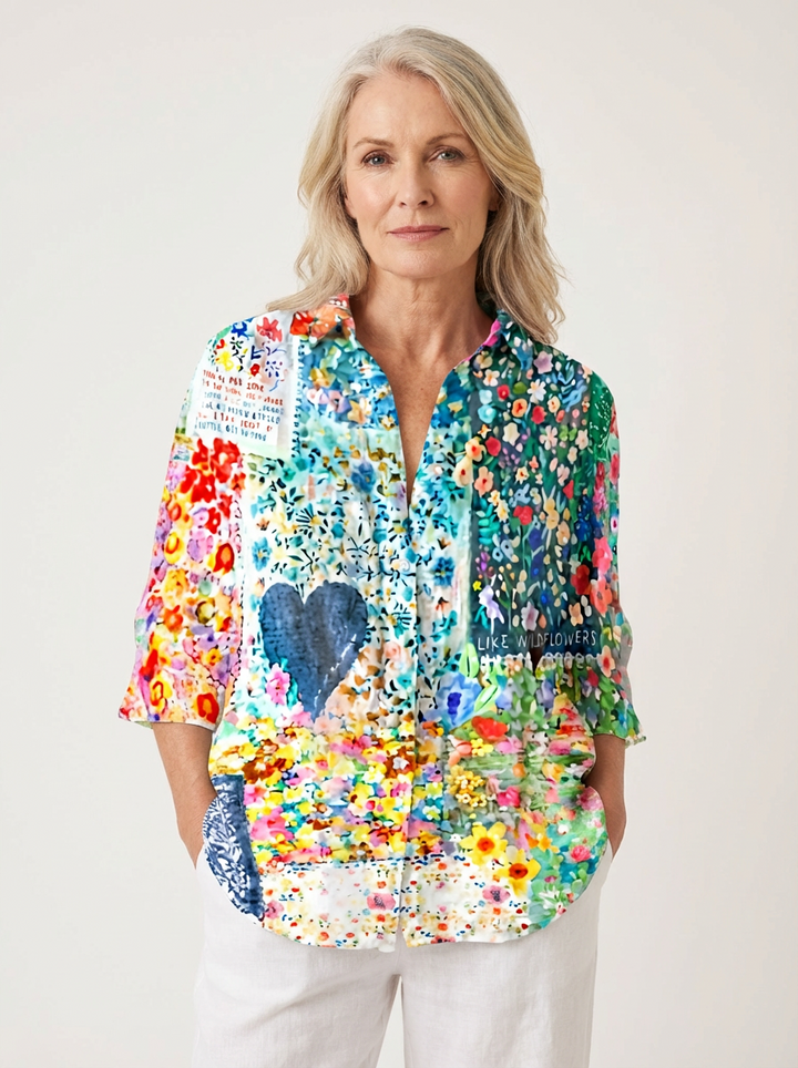 Thalia | Blissful Blooms Blouse