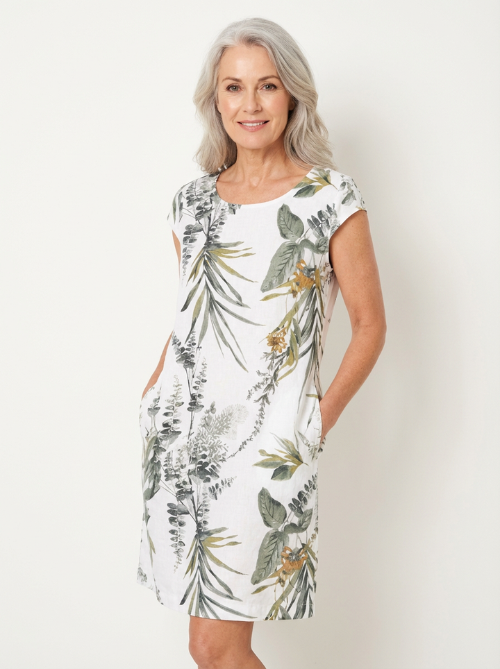 Sunniva | Canvas Charm Midi Dress