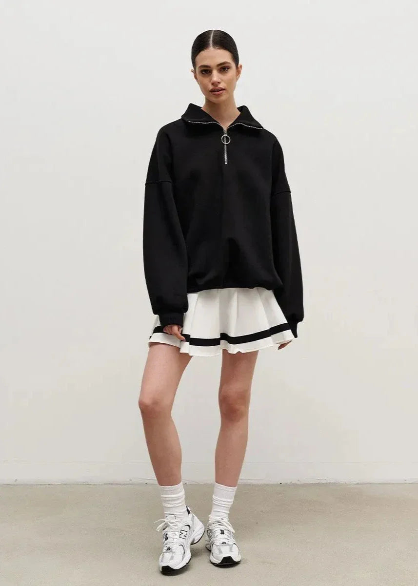 ERICA™ Zip-Up Knit relaxed casual
