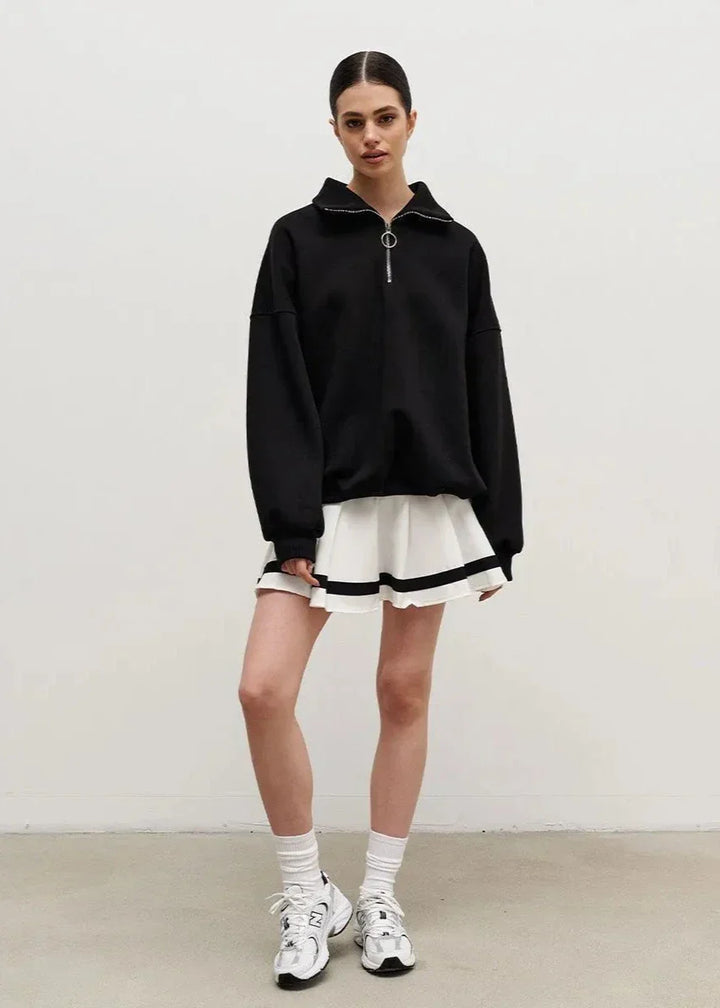 ERICA™ Zip-Up Knit relaxed casual