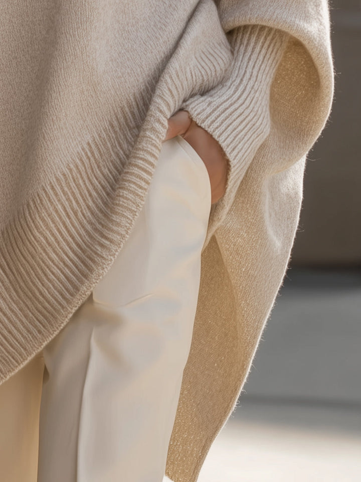 Mandy | Chic Oversized Poncho for Effortless Elegance
