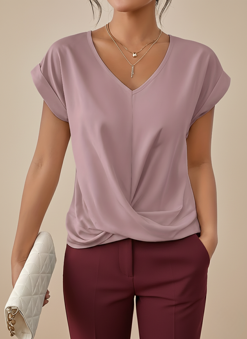 The Soft Drape Tee – Effortless Elegance in Every Stitch