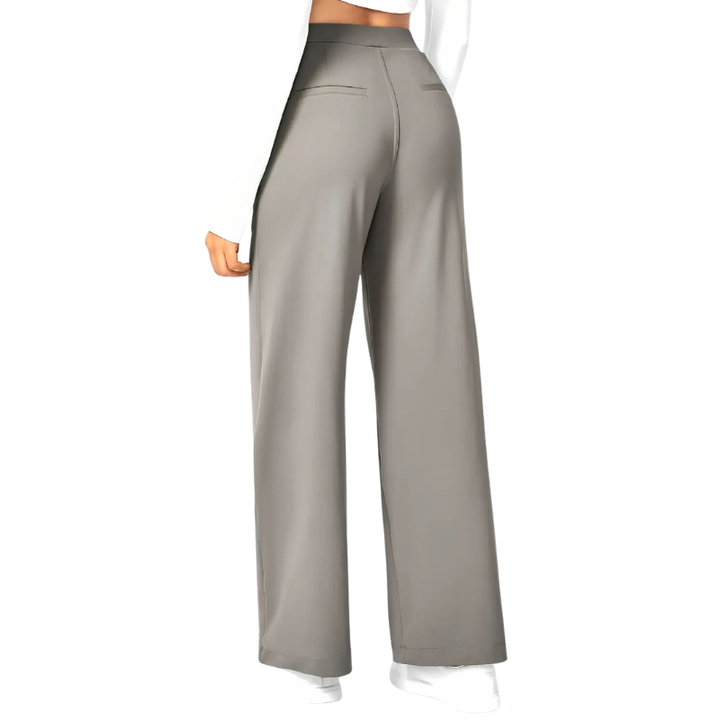ELARA™ Classic Straight Leg Smart Work Pants