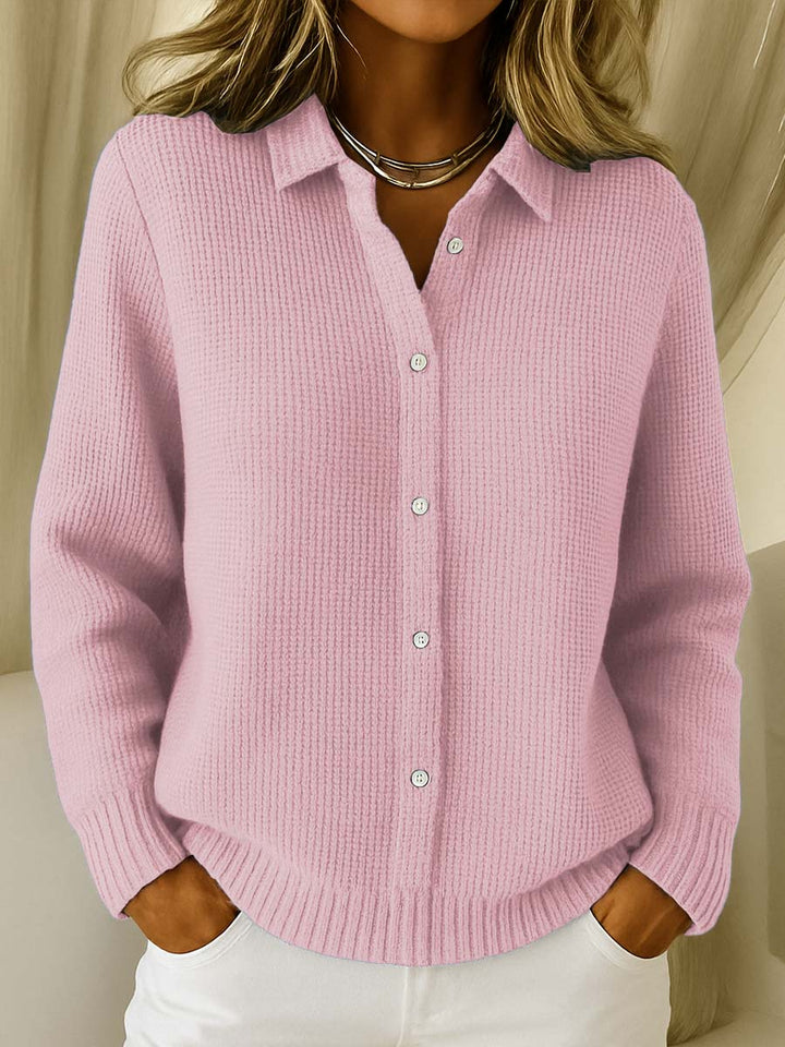 ADRIANNA™ Button Knit cardigan soft classic