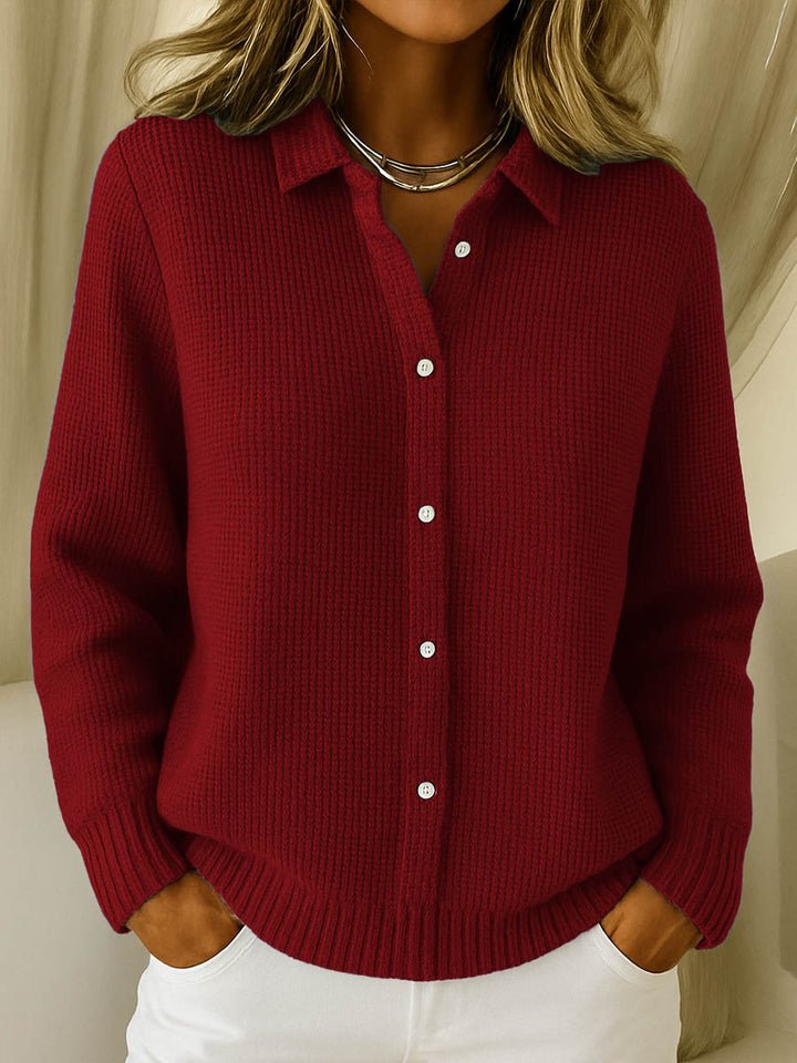 ADRIANNA™ Button Knit cardigan soft classic