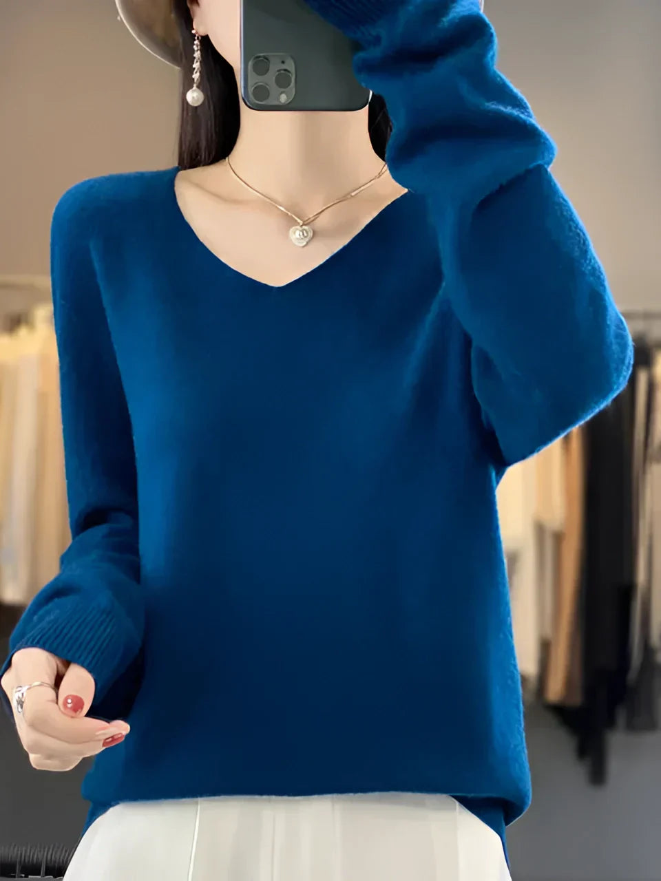 Soft Knit Pullover Women Casual Wear