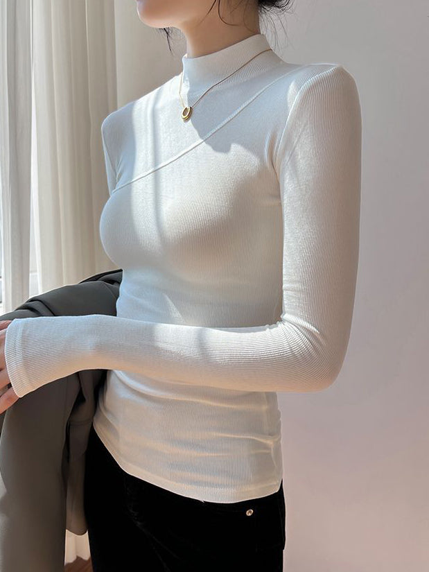 NIKA™ Mock Neck Knit long sleeve