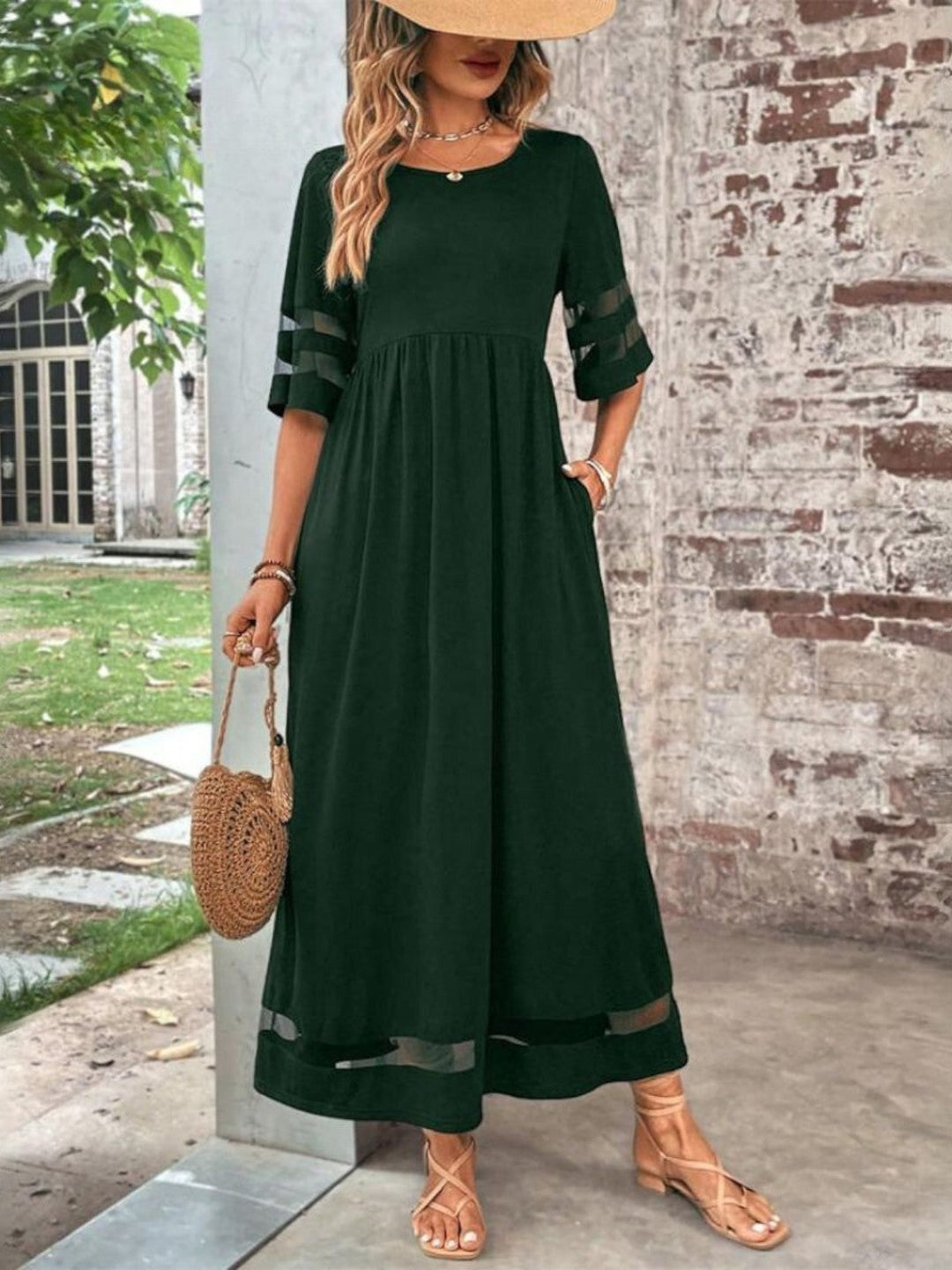 Clara | Stylish Tummy-Enhancing Coverage Dress