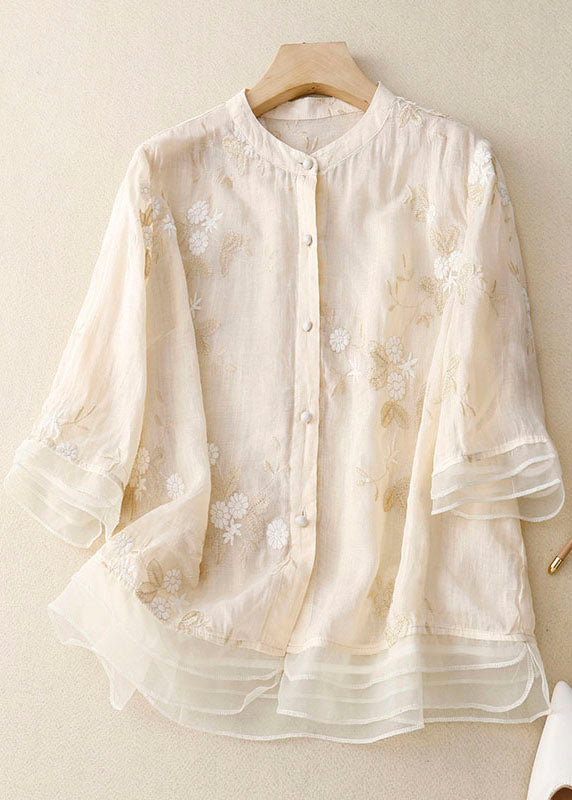 Embroidered Cotton Blouse by Althea