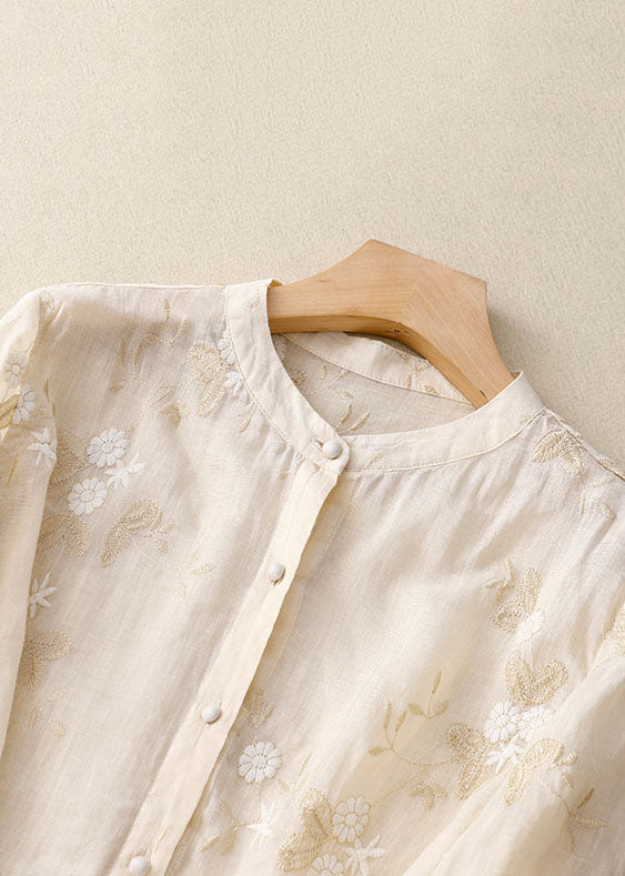 Embroidered Cotton Blouse by Althea