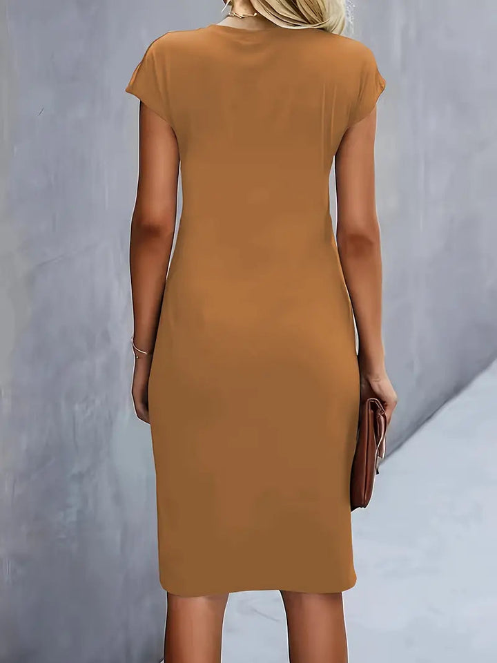 Mallory™ | Stylish Round Neck Dress