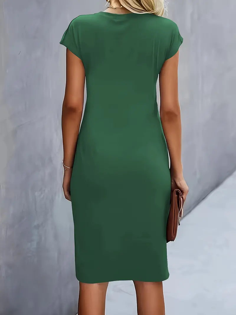 Mallory™ | Stylish Round Neck Dress