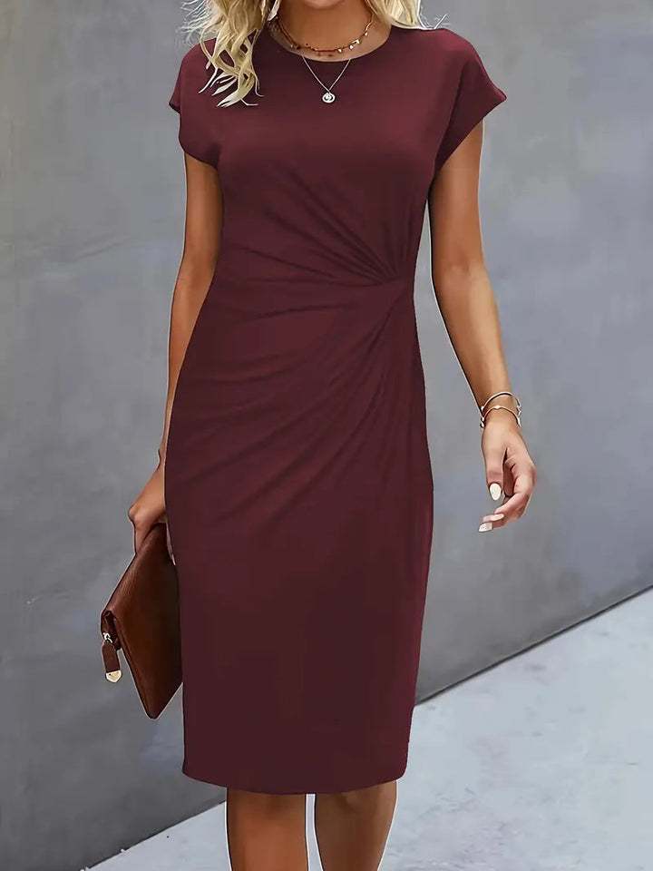 Mallory™ | Stylish Round Neck Dress