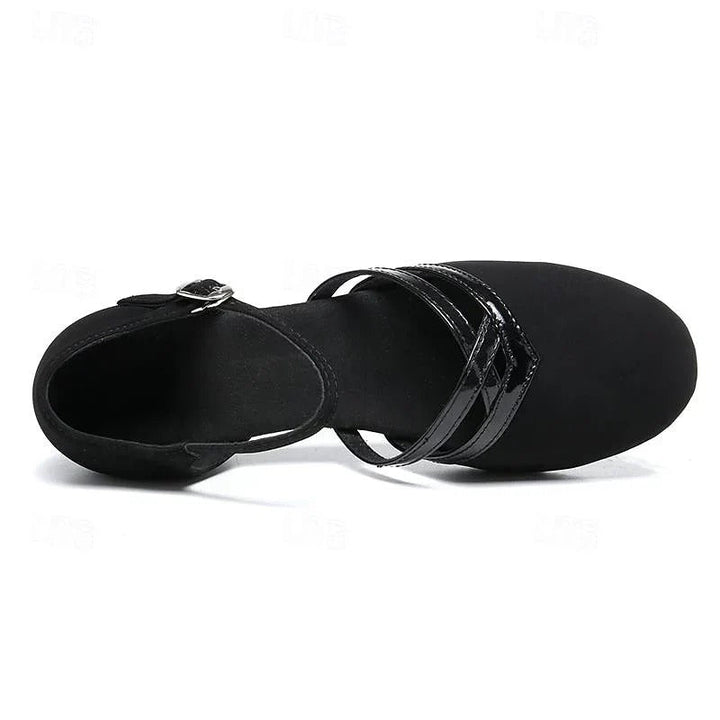 Clarette | Elegant Low Heel Strap Shoes