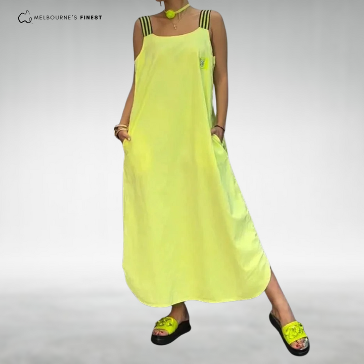 Rosetta™ Elegant Sleeveless Maxi Dress