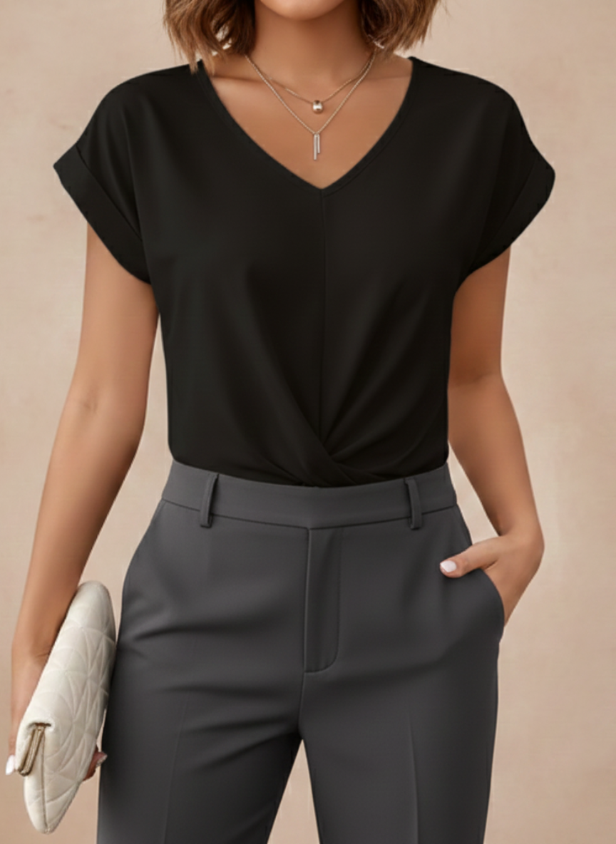 The Soft Drape Tee – Effortless Elegance in Every Stitch
