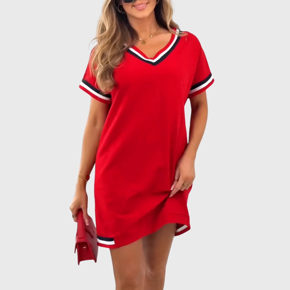 Clara | Casual Short-Sleeve Dress for Everyday Wear
