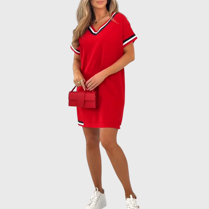 Clara | Casual Short-Sleeve Dress for Everyday Wear