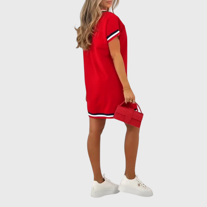 Clara | Casual Short-Sleeve Dress for Everyday Wear