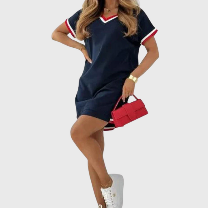 Clara | Casual Short-Sleeve Dress for Everyday Wear
