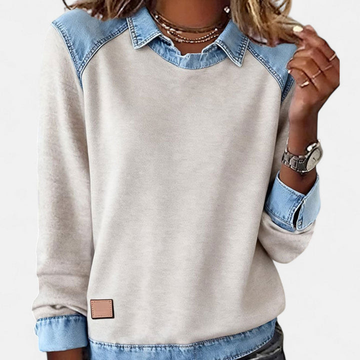 REGINA™ Long Sleeve Knit modern pullover