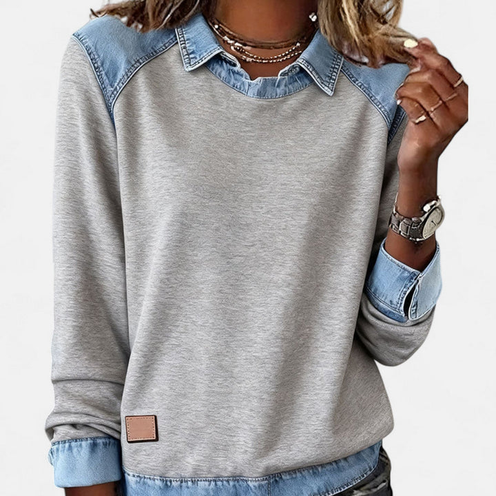 REGINA™ Long Sleeve Knit modern pullover