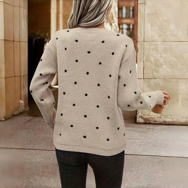 ROMY™ Polka Dot Knit playful pullover