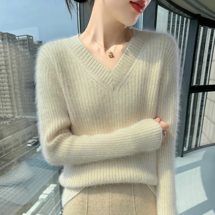 ROSALIE™ V Neck Soft Knit