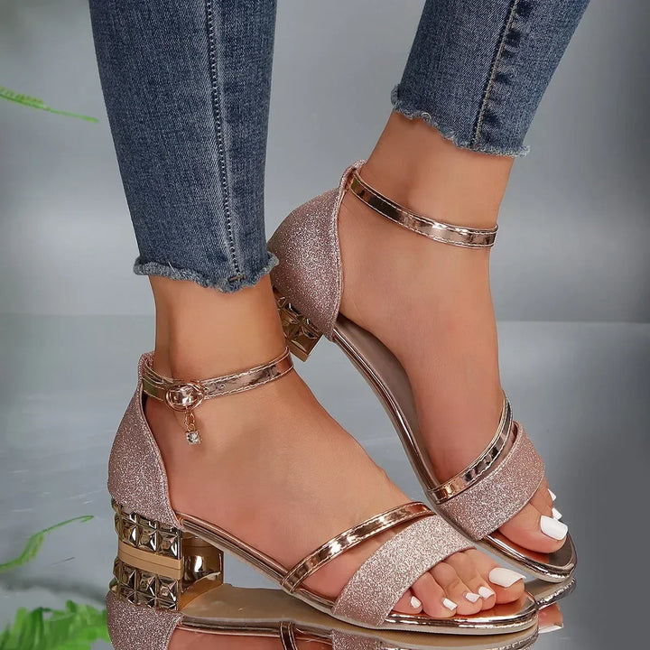 Serenya | Elegant Ankle Strap Sandals