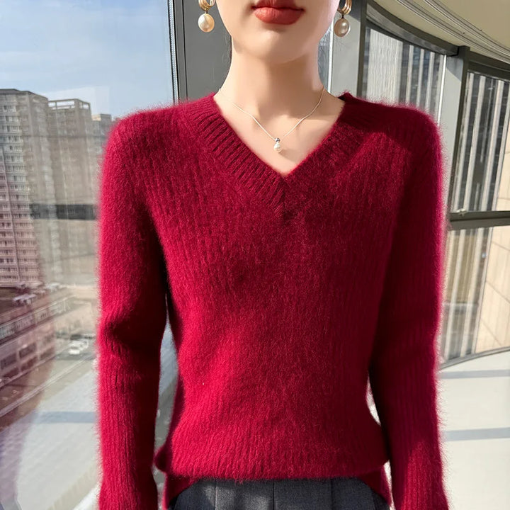 ROSALIE™ V Neck Soft Knit