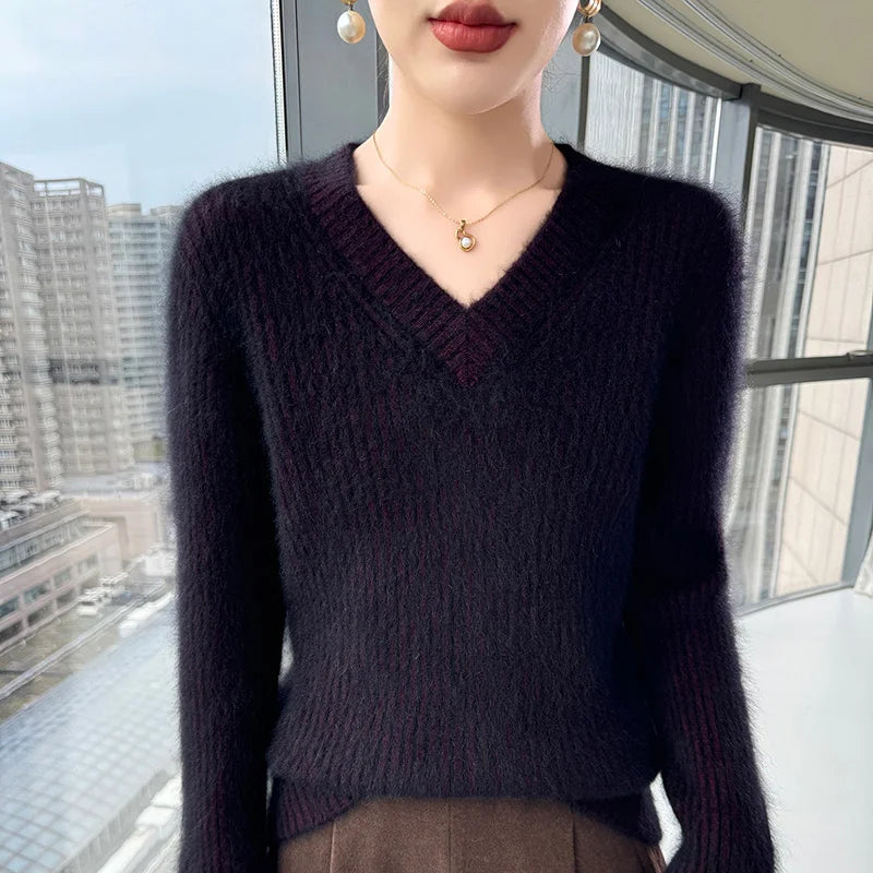 ROSALIE™ V Neck Soft Knit