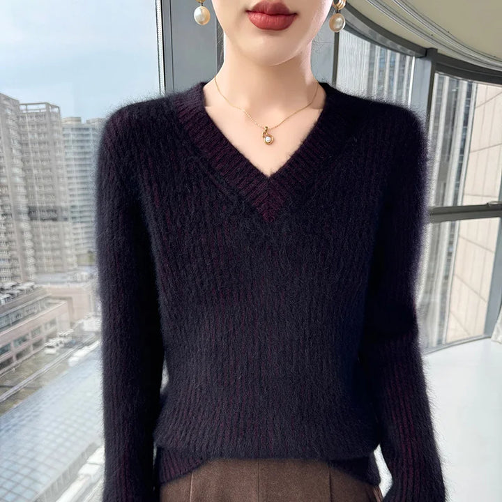 ROSALIE™ V Neck Soft Knit